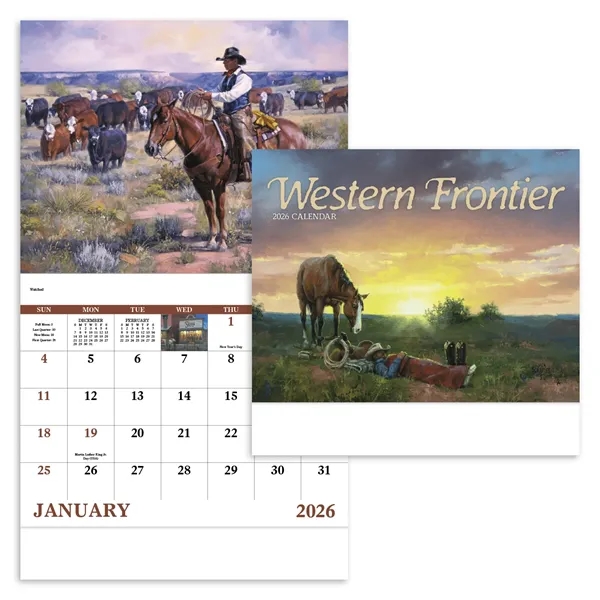 Good Value™ Western Frontier - Stapled Calendar - Good Value™ Western Frontier - Stapled Calendar - Image 2 of 2