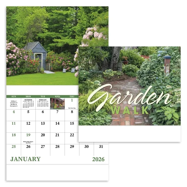 Good Value™ Garden Walk - Stapled Calendar - Good Value™ Garden Walk - Stapled Calendar - Image 2 of 2