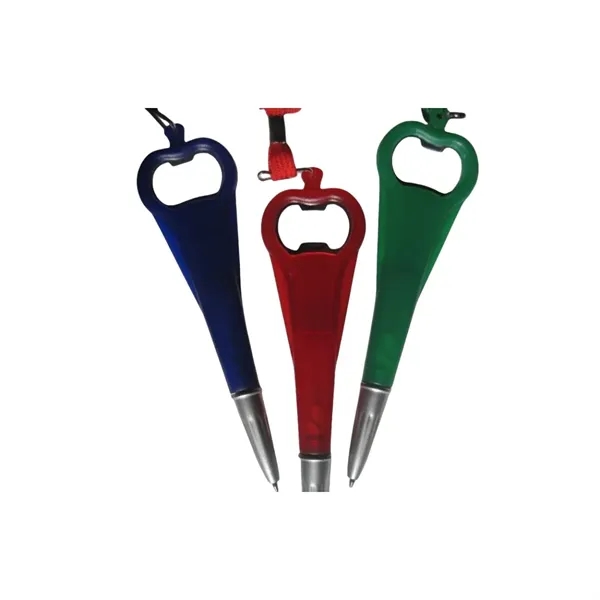 Bottle opener ballpoint pen - Bottle opener ballpoint pen - Image 1 of 4