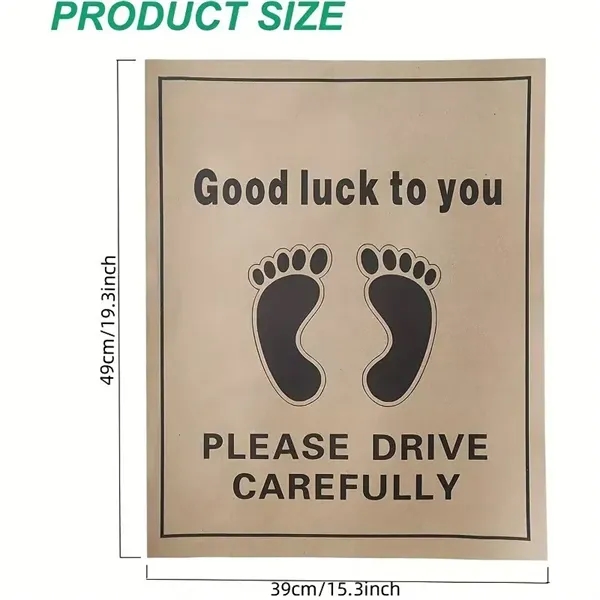 16x20 in Disposable Car Floor Mats for Mud Snow Protection - 16x20 in Disposable Car Floor Mats for Mud Snow Protection - Image 1 of 2