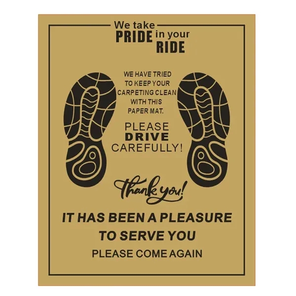 16x20 in Disposable Car Floor Mats for Mud Snow Protection - 16x20 in Disposable Car Floor Mats for Mud Snow Protection - Image 2 of 2