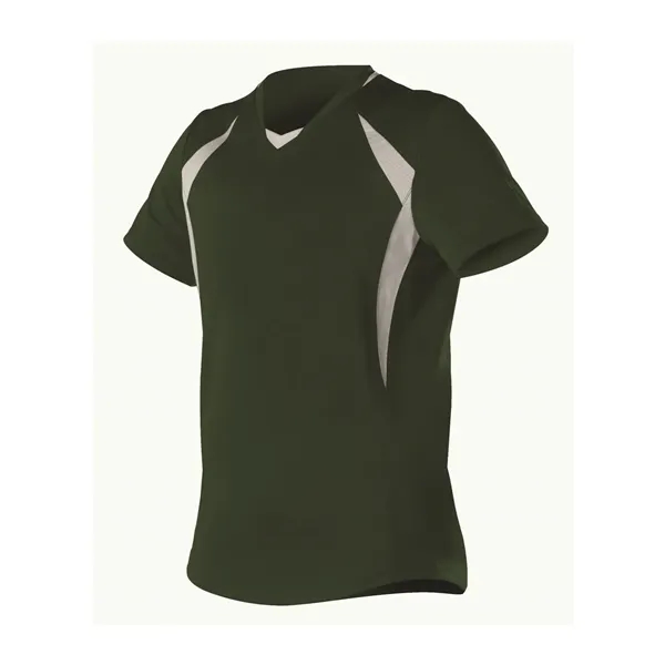 Alleson Athletic Women's Short Sleeve Fastpitch Jersey - Alleson Athletic Women's Short Sleeve Fastpitch Jersey - Image 5 of 12