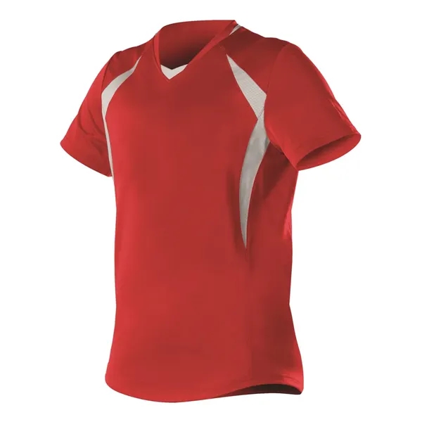 Alleson Athletic Women's Short Sleeve Fastpitch Jersey - Alleson Athletic Women's Short Sleeve Fastpitch Jersey - Image 8 of 12