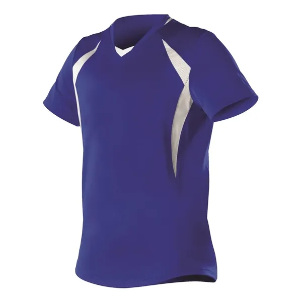 Alleson Athletic Women's Short Sleeve Fastpitch Jersey - Alleson Athletic Women's Short Sleeve Fastpitch Jersey - Image 9 of 12