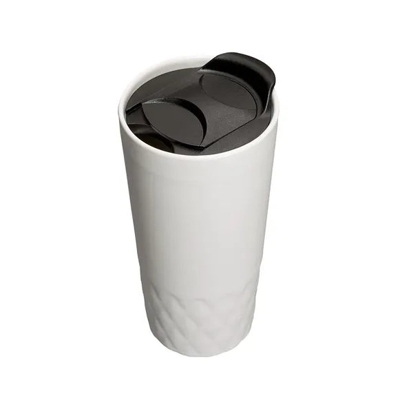 14 oz. Double Wall Ceramic Textured Tumbler - 14 oz. Double Wall Ceramic Textured Tumbler - Image 4 of 4