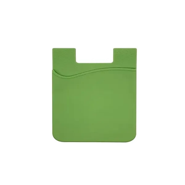 Silicone Smart Phone Wallet w/ Hole - Silicone Smart Phone Wallet w/ Hole - Image 5 of 5