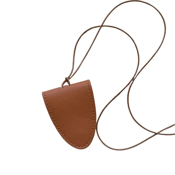 PU Leather Neck Hanging Magnetic Sunglasses Holder - PU Leather Neck Hanging Magnetic Sunglasses Holder - Image 5 of 7