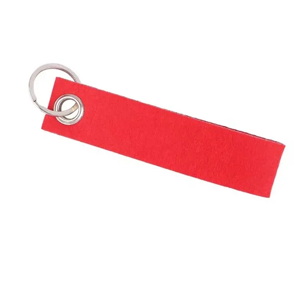 Felt Wrist Keychain With Metal Split Ring - Felt Wrist Keychain With Metal Split Ring - Image 3 of 7