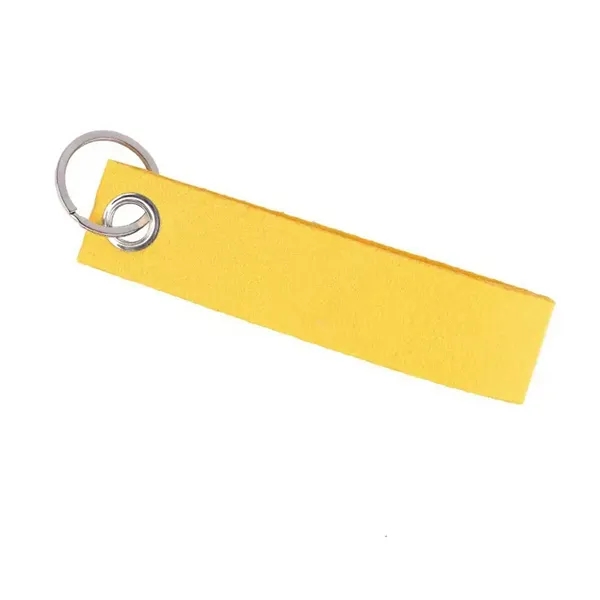 Felt Wrist Keychain With Metal Split Ring - Felt Wrist Keychain With Metal Split Ring - Image 6 of 7