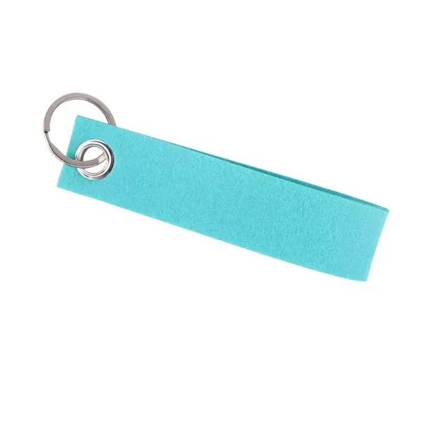 Felt Wrist Keychain With Metal Split Ring - Felt Wrist Keychain With Metal Split Ring - Image 7 of 7