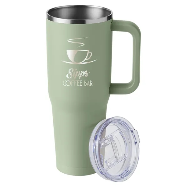 Harriton 40 oz. Vacuum Insulated Stainless Steel Travel T... - Harriton 40 oz. Vacuum Insulated Stainless Steel Travel T... - Image 7 of 16