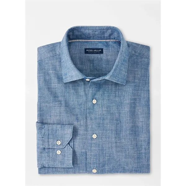 Peter Millar Japanese Selvedge Sport Shirt - Peter Millar Japanese Selvedge Sport Shirt - Image 0 of 2