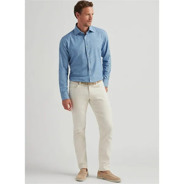 Peter Millar Japanese Selvedge Sport Shirt - Peter Millar Japanese Selvedge Sport Shirt - Image 1 of 2