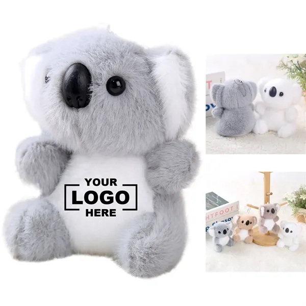 5 Inch Sitting Koala Plush Keychain Hanging Doll - 5 Inch Sitting Koala Plush Keychain Hanging Doll - Image 0 of 6