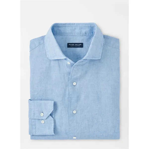 Peter Millar Astino Lino Delave Sport Shirt - Peter Millar Astino Lino Delave Sport Shirt - Image 0 of 6