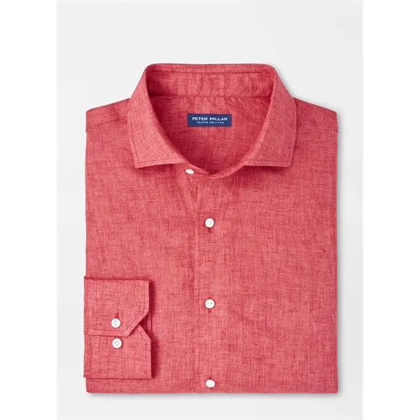 Peter Millar Astino Lino Delave Sport Shirt - Peter Millar Astino Lino Delave Sport Shirt - Image 5 of 6