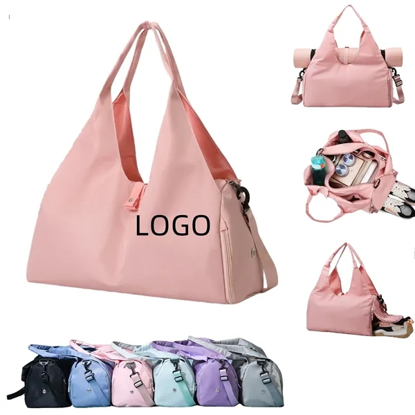 Large Yoga Sports Fitness Duffle Bag - Large Yoga Sports Fitness Duffle Bag - Image 0 of 10
