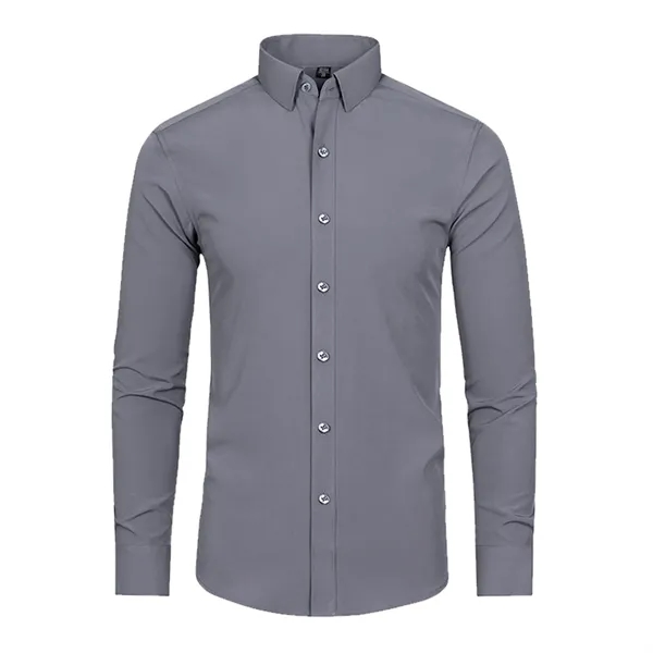 Men's Classic Long Sleeve Wrinkle - Free Shirt - Men's Classic Long Sleeve Wrinkle - Free Shirt - Image 4 of 12