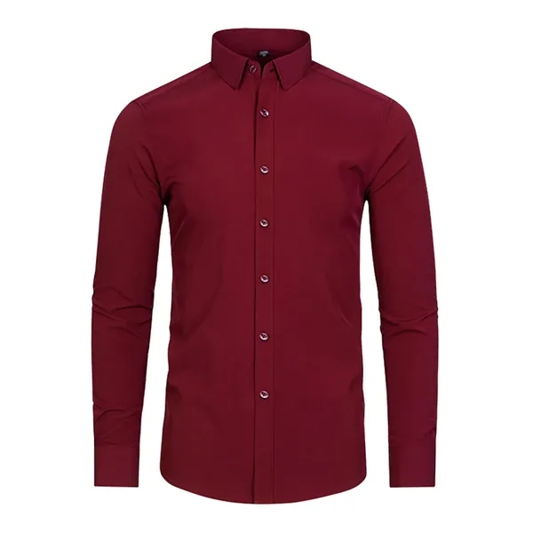 Men's Classic Long Sleeve Wrinkle - Free Shirt - Men's Classic Long Sleeve Wrinkle - Free Shirt - Image 5 of 12