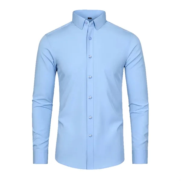 Men's Classic Long Sleeve Wrinkle - Free Shirt - Men's Classic Long Sleeve Wrinkle - Free Shirt - Image 6 of 12
