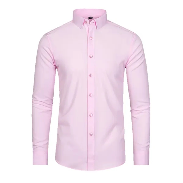 Men's Classic Long Sleeve Wrinkle - Free Shirt - Men's Classic Long Sleeve Wrinkle - Free Shirt - Image 8 of 12