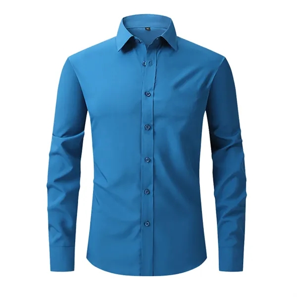 Men's Classic Long Sleeve Wrinkle - Free Shirt - Men's Classic Long Sleeve Wrinkle - Free Shirt - Image 9 of 12