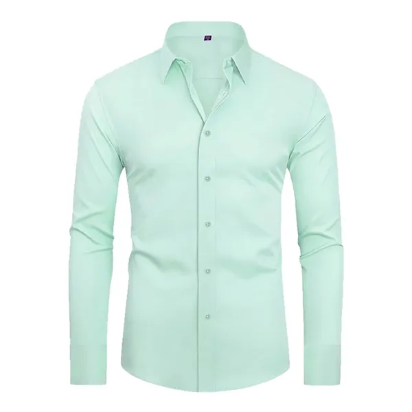 Men's Classic Long Sleeve Wrinkle - Free Shirt - Men's Classic Long Sleeve Wrinkle - Free Shirt - Image 11 of 12