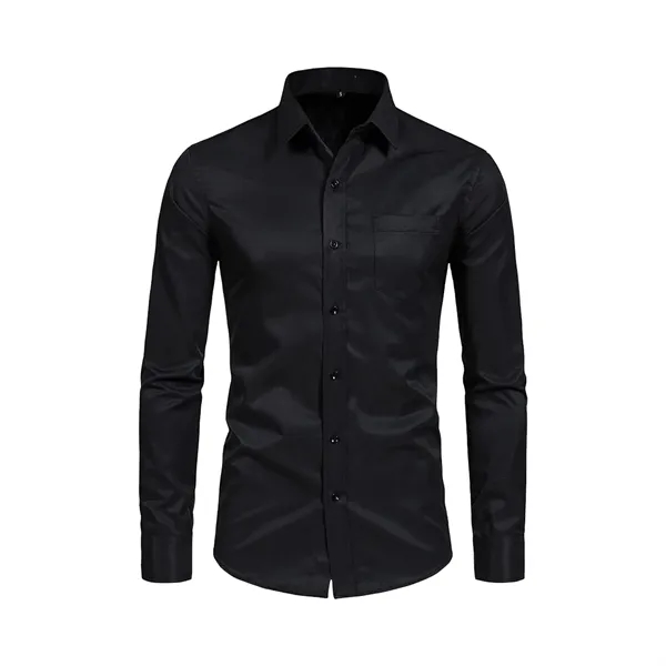 Men's Classic Long Sleeve Wrinkle - Free Shirt w/Pocket - Men's Classic Long Sleeve Wrinkle - Free Shirt w/Pocket - Image 7 of 8