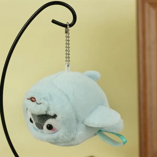 4 Inch Whale Penguin Hybrid Marine Animal Plush Keychain - 4 Inch Whale Penguin Hybrid Marine Animal Plush Keychain - Image 5 of 6