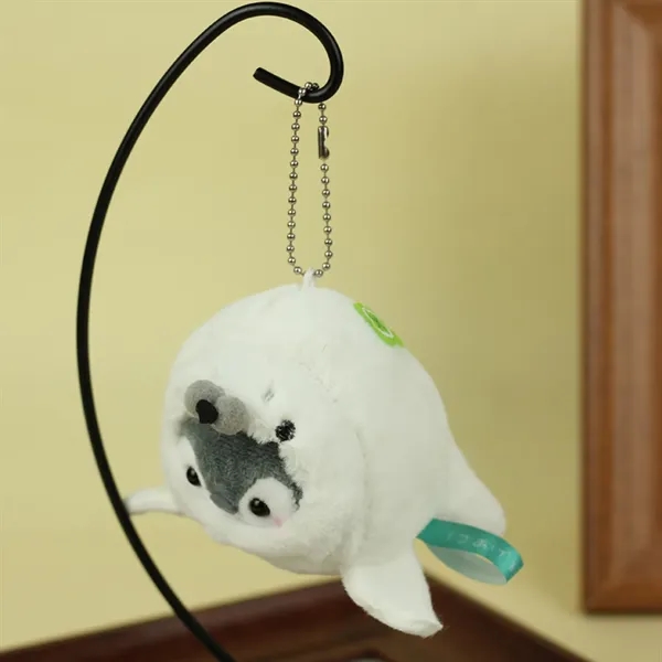 4 Inch Whale Penguin Hybrid Marine Animal Plush Keychain - 4 Inch Whale Penguin Hybrid Marine Animal Plush Keychain - Image 6 of 6