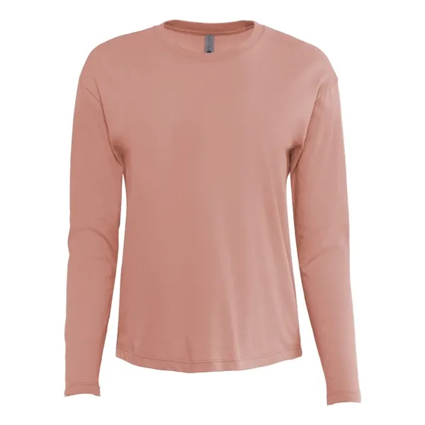 Next Level Women's Cotton Relaxed Long Sleeve T-Shirt - Next Level Women's Cotton Relaxed Long Sleeve T-Shirt - Image 3 of 12