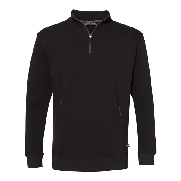 Badger Men's FitFlex French Terry Quarter-Zip Pullover - Badger Men's FitFlex French Terry Quarter-Zip Pullover - Image 1 of 12