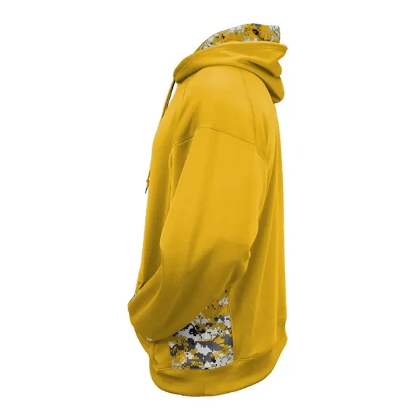 Badger Men's Digital Camo Colorblock Performance Fleece H... - Badger Men's Digital Camo Colorblock Performance Fleece H... - Image 16 of 39