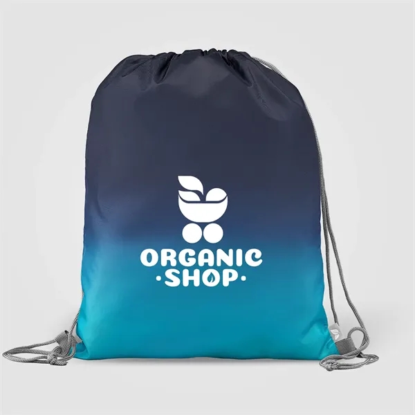 Vilda 210D Polyester Ombre Drawstring Bag - 6L - Vilda 210D Polyester Ombre Drawstring Bag - 6L - Image 0 of 2