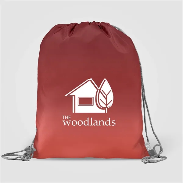 Vilda 210D Polyester Ombre Drawstring Bag - 6L - Vilda 210D Polyester Ombre Drawstring Bag - 6L - Image 1 of 2