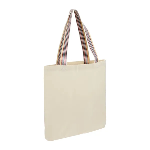 Rainbow Recycled 6oz Cotton Convention Tote - Rainbow Recycled 6oz Cotton Convention Tote - Image 3 of 4