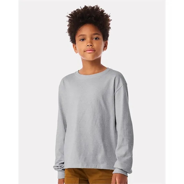 BELLA + CANVAS Youth 6oz. Heavyweight Long Sleeve Tee - BELLA + CANVAS Youth 6oz. Heavyweight Long Sleeve Tee - Image 0 of 24
