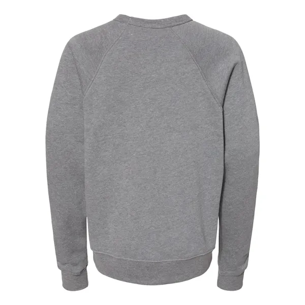 BELLA + CANVAS Youth Sponge Fleece Crewneck Sweatshirt - BELLA + CANVAS Youth Sponge Fleece Crewneck Sweatshirt - Image 9 of 16