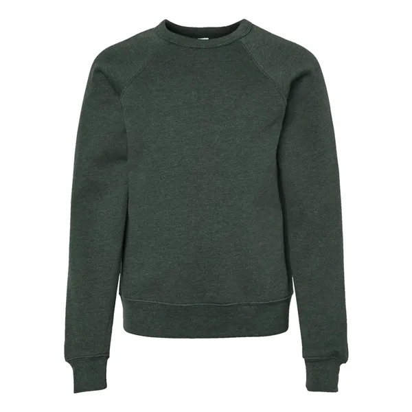 BELLA + CANVAS Youth Sponge Fleece Crewneck Sweatshirt - BELLA + CANVAS Youth Sponge Fleece Crewneck Sweatshirt - Image 10 of 16