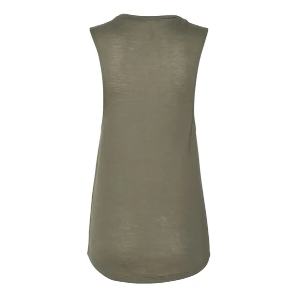 BELLA + CANVAS Women's Flowy Scoop Muscle Tank - BELLA + CANVAS Women's Flowy Scoop Muscle Tank - Image 45 of 84