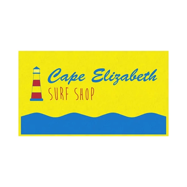 Custom WOVEN Beach Towel (30"x 60"), Made in USA - Custom WOVEN Beach Towel (30"x 60"), Made in USA - Image 4 of 5