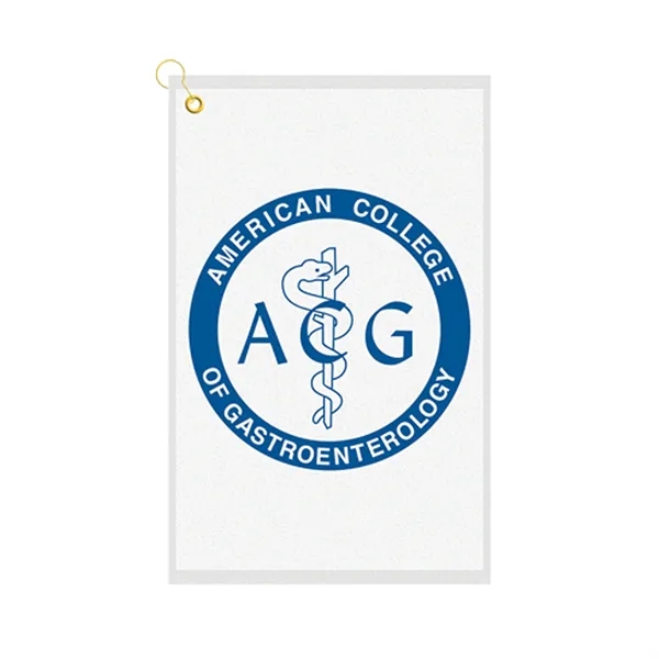 Custom WOVEN Golf Towel (16"x 24"), Made in USA - Custom WOVEN Golf Towel (16"x 24"), Made in USA - Image 2 of 6