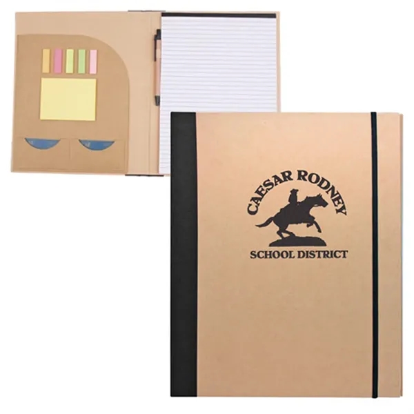 Eco-Friendly Paper Based Padfolio with Recycled Pen - Eco-Friendly Paper Based Padfolio with Recycled Pen - Image 0 of 0