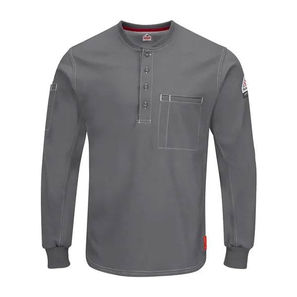 Bulwark Men's iQ Series® Plus Long Sleeve Henley - Bulwark Men's iQ Series® Plus Long Sleeve Henley - Image 1 of 5