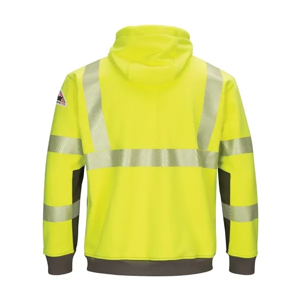 Bulwark Men's Tall Hi-Visibility Color-Blocked Hooded Swe... - Bulwark Men's Tall Hi-Visibility Color-Blocked Hooded Swe... - Image 2 of 2