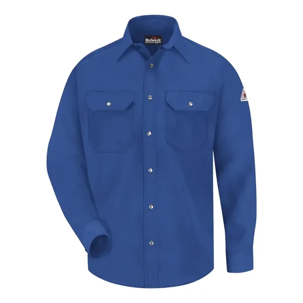 Bulwark Men's Snap-Front Uniform Shirt - Nomex® IIIA - 4.... - Bulwark Men's Snap-Front Uniform Shirt - Nomex® IIIA - 4.... - Image 3 of 6