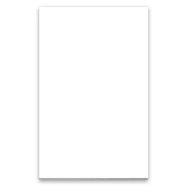 Paper Note Pad 3 1/2 x 5 1/2, 50 pages, w/mag 4CP