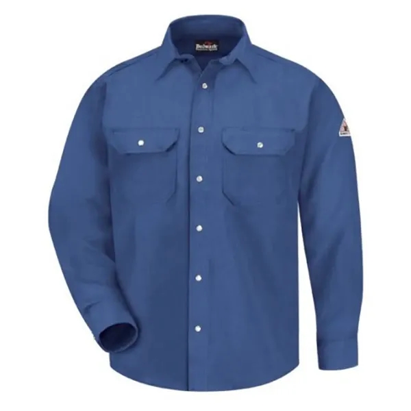 Bulwark Men's Tall Snap-Front Uniform Shirt - Nomex® IIIA... - Bulwark Men's Tall Snap-Front Uniform Shirt - Nomex® IIIA... - Image 1 of 2