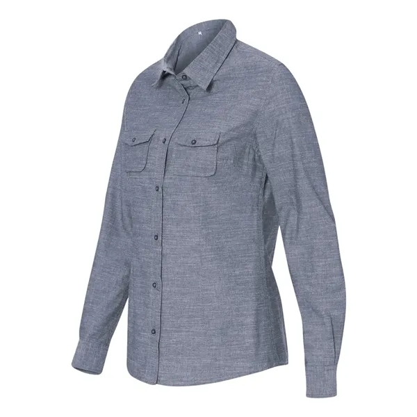 Burnside Women's Chambray Shirt - Burnside Women's Chambray Shirt - Image 5 of 6