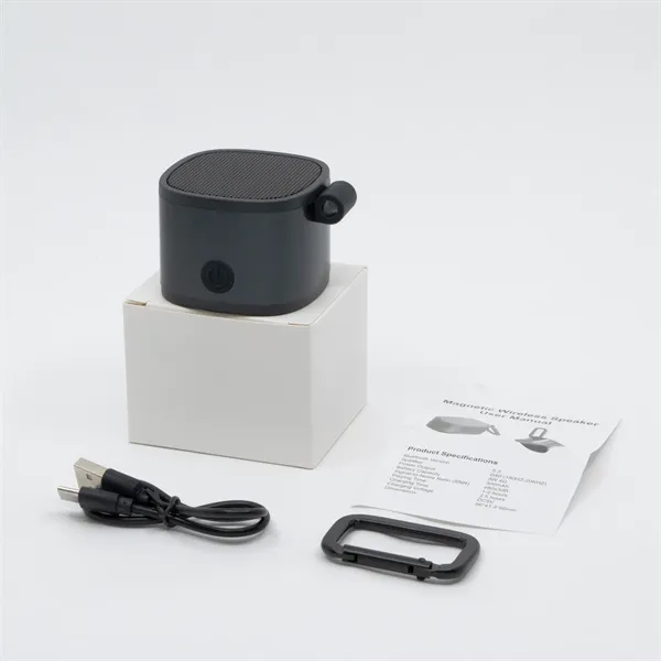 MagSafe Bluetooth Speaker with Phone Stand & Carabiner - MagSafe Bluetooth Speaker with Phone Stand & Carabiner - Image 3 of 3